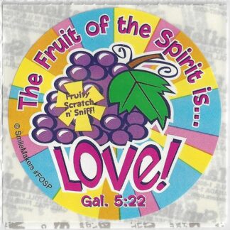 Smilemakers Sniff Sticker-Fruit of the Spirit (Love)