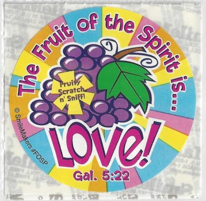 Smilemakers Sniff Sticker-Fruit of the Spirit (Love)