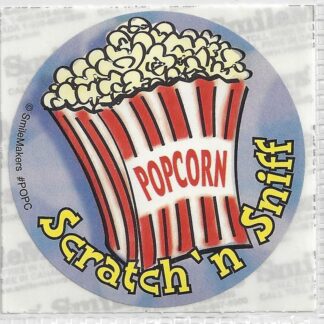 Smilemakers Sniff Sticker-Popcorn
