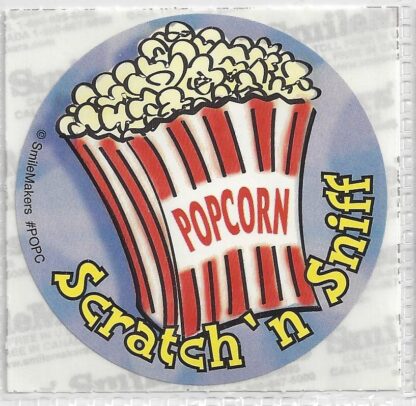 Smilemakers Sniff Sticker-Popcorn