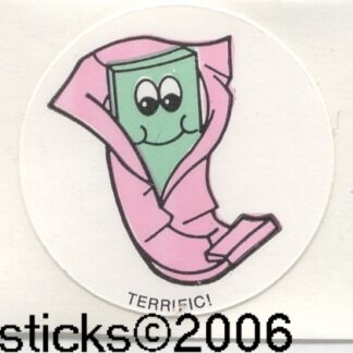 Vintage CTP Sniff Sticker Strip: 1981 Spearmint