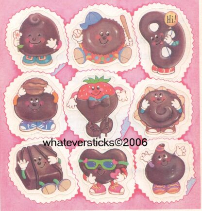 Stick-n-Sniff Sniff Sticker Sheet: Happy Chocolate