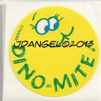Trend Glossy Sniff Sticker: Orange