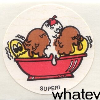 Vintage CTP Sniff Sticker Strip: 1981 Banana