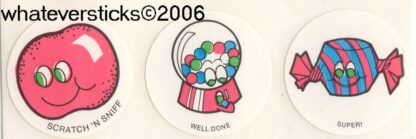 Vintage CTP Sniff Sticker Strip: 1981 Bubblegum