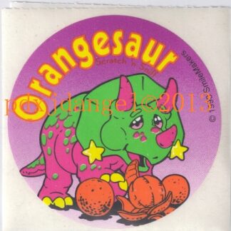 Smilemakers Sniff Sticker-Dinosaur (Orange)