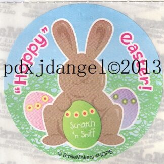 Smilemakers Sniff Sticker-Chocolate Easter Bunny (Blue)