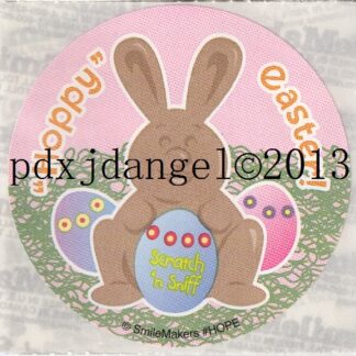 Smilemakers Sniff Sticker-Chocolate Easter Bunny (Pink)