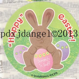 Smilemakers Sniff Sticker-Chocolate Easter Bunny (Green)