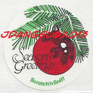 3M Matte Sniff Sticker-Christmas Pine