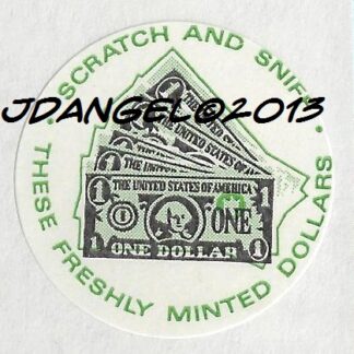 3M Matte Sniff Sticker-Dollars