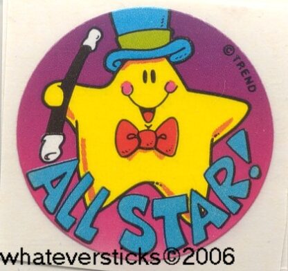 Trend Glossy Sniff Sticker: All Star