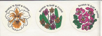 Vintage CTP Matte Sniff Sticker Strip: Orchid