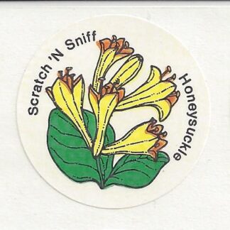 Vintage CTP Matte Sniff Sticker Sheet: Honeysuckle
