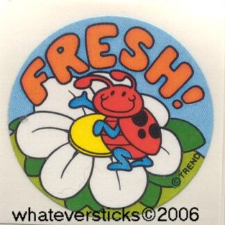 Trend Glossy Sniff Sticker: Fresh Bug