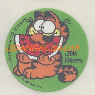 Garfield Glossy Sniff Sticker-Watermelon