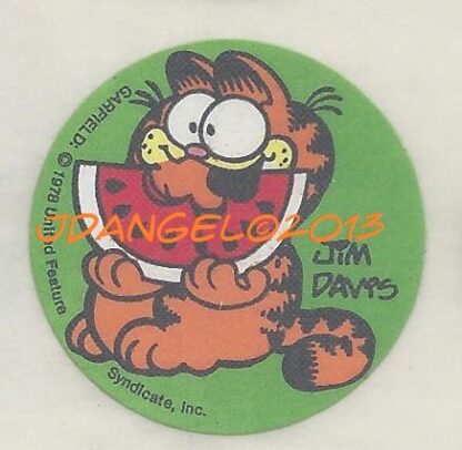Garfield Glossy Sniff Sticker-Watermelon