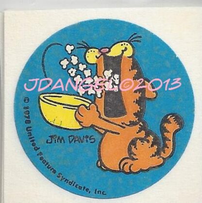 Garfield Matte Sniff Sticker-Popcorn