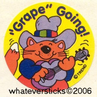 Trend Glossy Sniff Sticker Sheet: Grape