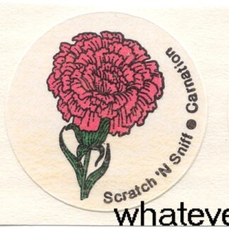Vintage CTP Matte Sniff Sticker Sheet: Carnation