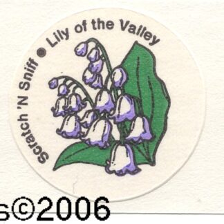 Vintage CTP Matte Sniff Sticker Strip: Lily of the Valley