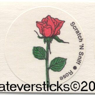 Vintage CTP Matte Sniff Sticker Strip: Rose