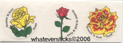 Vintage CTP Matte Sniff Sticker Strip: Rose