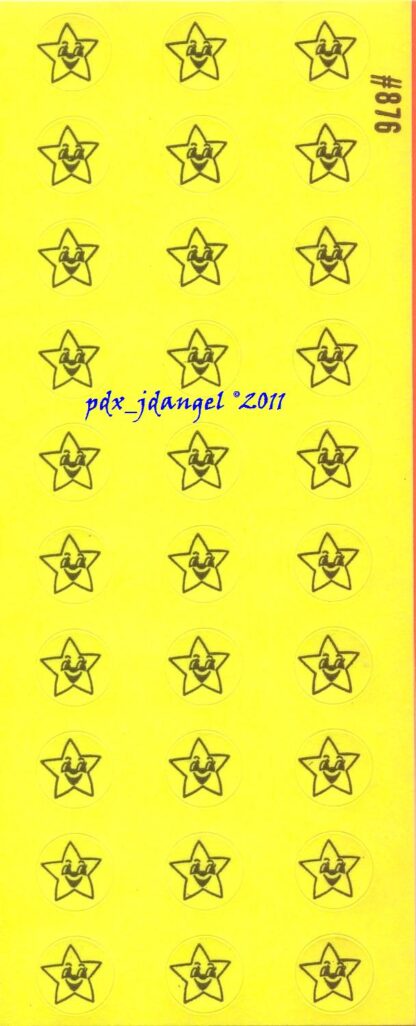 Teech-Um Matte Sniff Sticker Sheet:  Lemon