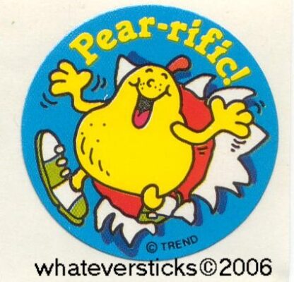 Trend Glossy Sniff Sticker: Pear