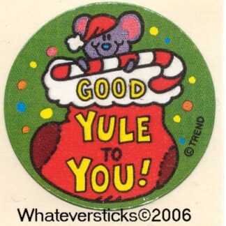 Trend Glossy Sniff Sticker: Peppermint Stocking