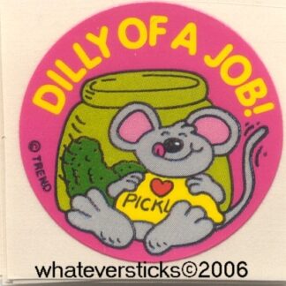 Trend Glossy Sniff Sticker: Dill Pickle