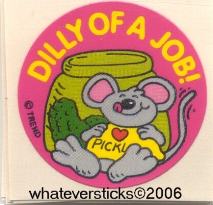 Trend Glossy Sniff Sticker: Dill Pickle