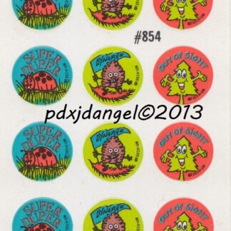 Teech-Um Glossy Sniff Sticker Sheet:  Pine
