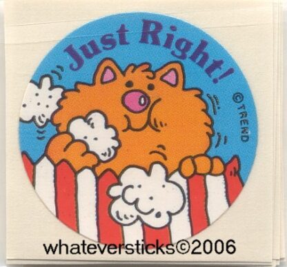 Trend Glossy Sniff Sticker: Popcorn
