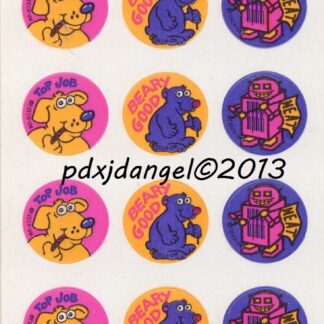 Teech-Um Glossy Sniff Sticker Sheet:  Red Licorice