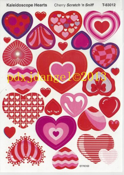 Trend Glossy Sniff Sticker Sheet-Diecut (Cherry)