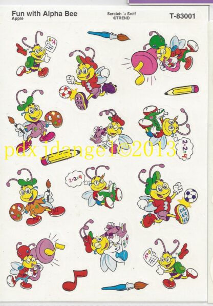 Trend Glossy Sniff Sticker Sheet-Diecut (Apple 2)