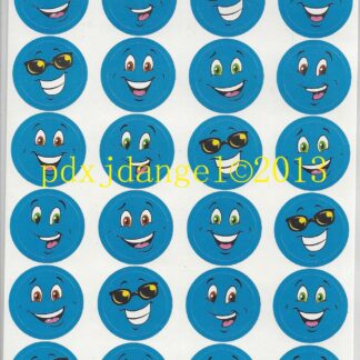 Trend Glossy Sniff Sticker Sheet-Smiley Face (Baby Powder)