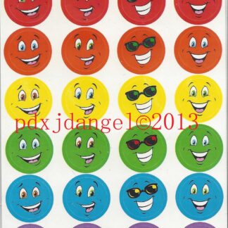 Trend Glossy Sniff Sticker Sheet-Smiley Face (Tutti Frutti)