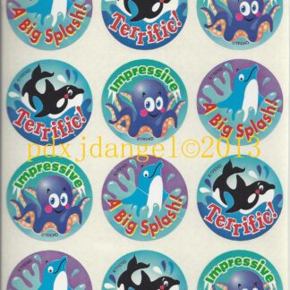 Trend Glossy Sniff Sticker Sheet-90s (Blueberry)