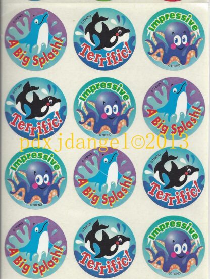 Trend Glossy Sniff Sticker Sheet-90s (Blueberry)