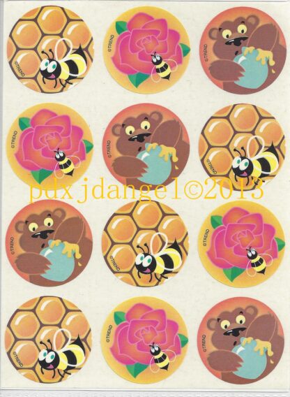 Trend Glossy Sniff Sticker Sheet-90s (Honey)