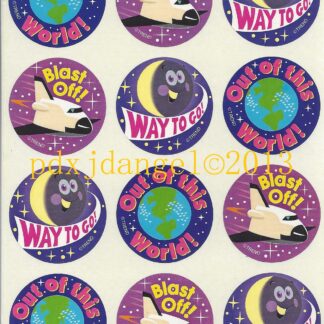 Trend Glossy Sniff Sticker Sheet-90s (Grape)