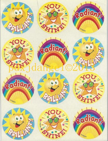 Trend Glossy Sniff Sticker Sheet-90s (Tutti-Frutti)