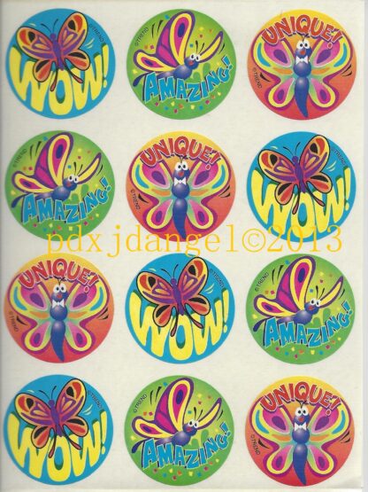 Trend Glossy Sniff Sticker Sheet-90s (Vanilla)