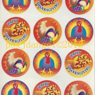 Trend Glossy Sniff Sticker Sheet-90s (Thanksgiving)