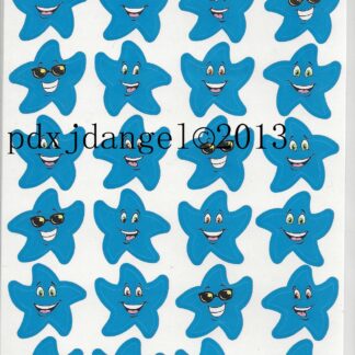 Trend Glossy Sniff Sticker Sheet-Stars (Peppermint)