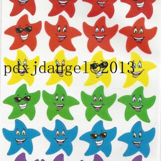 Trend Glossy Sniff Sticker Sheet-Stars (Fruit Punch)