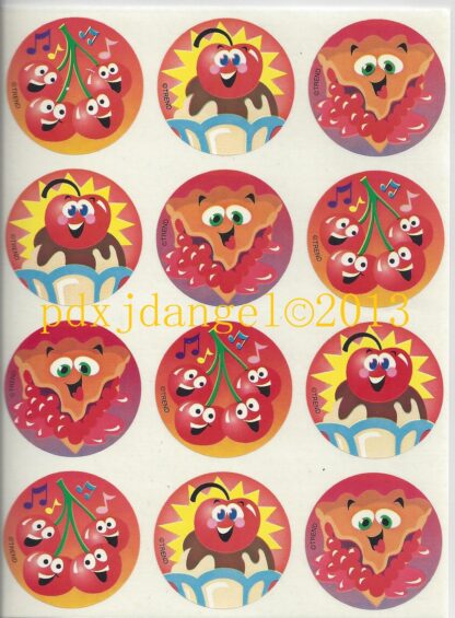 Trend Glossy Sniff Sticker Sheet-90s (Cherry 1)