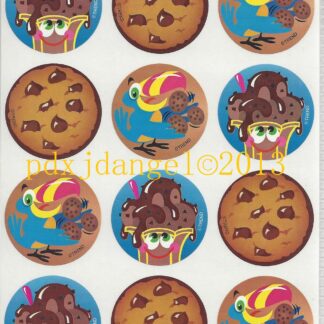 Trend Glossy Sniff Sticker Sheet-90s (Chocolate Chip)